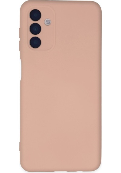 Newface Samsung Uyumlu Galaxy A04s Kılıf Nano İçi Kadife Silikon - Pudra pudra