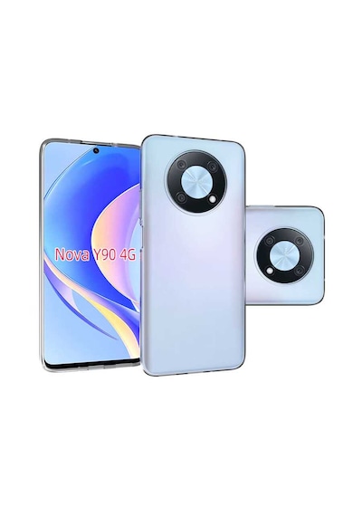Huawei Nova Y90 Zore Şeffaf Süper Silikon Kılıf