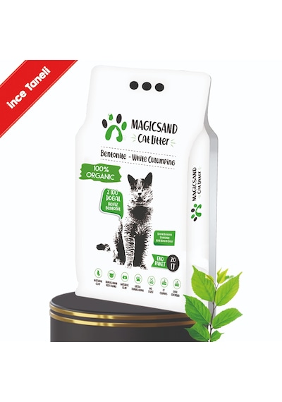 Magicsand Yeni Nesil Organik Ekstra Topaklanan Ekonomik Boy Doğal Kedi Kum