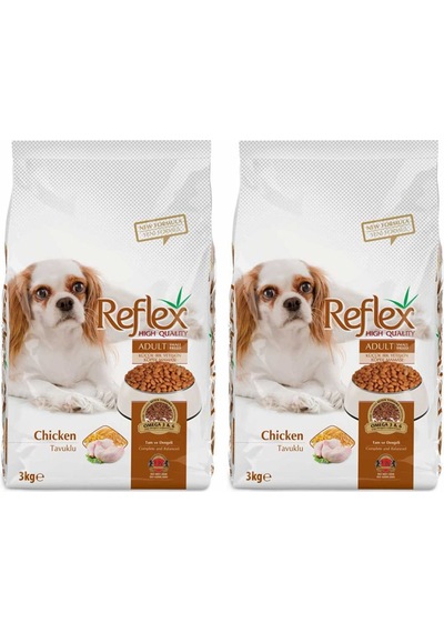 Reflex Tavuklu Küçük Irk Yetişkin Köpek Maması 2 x 3 KG