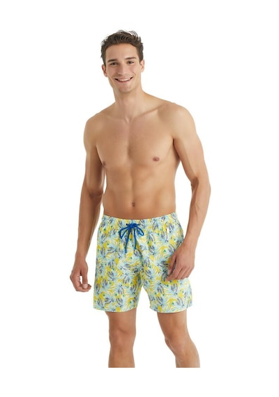 Blackspade Erkek Desenli Sarı Deniz Şort Mayo C9t1n4o01 Sarı
