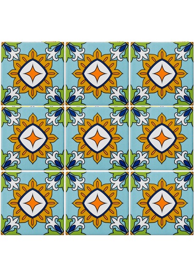 Can Seramik – 10x10 Cm. Cç-92 Kütahya Çini Karo 5'li 1 Paket