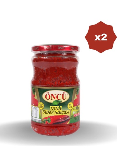 Tatli Bi Ber Salçasi 700 Gr 2 Adet
