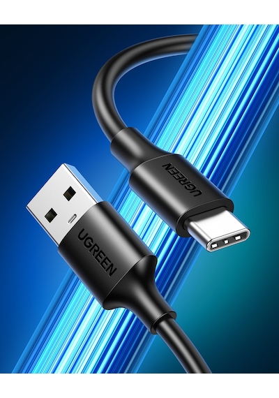 Ugreen Usb-c - Usb-a 3a Qc Hızlı Şarj Kablosu, 2 M, Siyah, 60118
