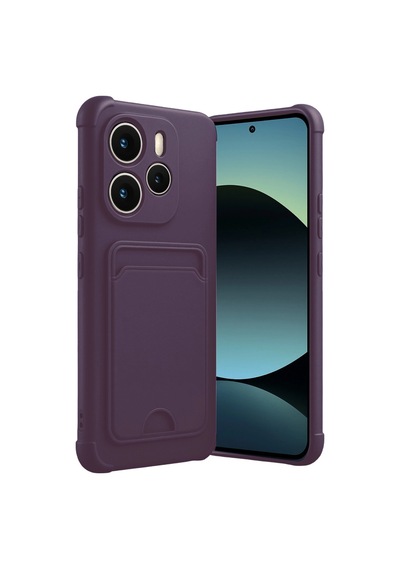 Xiaomi Redmi Note 14 4g Kelvin Kartvizitli Silikon - Derin Mor