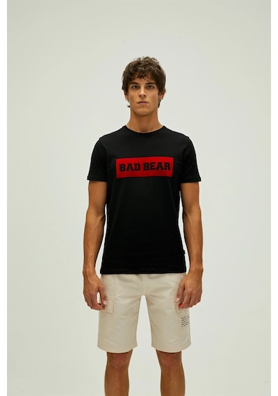Bad Bear Erkek Tişört Flog T-Shirt Siyah