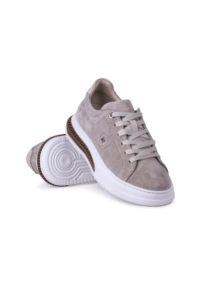 Pierre Cardin 335749 Erkek Günlük Sneaker Ayakkabı Bej Nubuk Bej