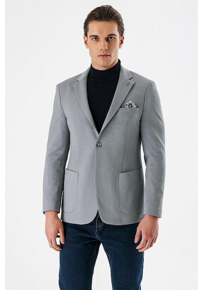 İmza Gri Desenli Mono Yaka Astarlı Çift Yırtmaç 6 Drop Slim Fit Dar Kesim Klasik Ceket 1002240150-gri Gri İmza Gri Desenli Mono Yaka Astarlı Çift Yırtmaç 6 Drop Slim Fit Dar Kesim Klasik Ceket 1002240150-gri Gri