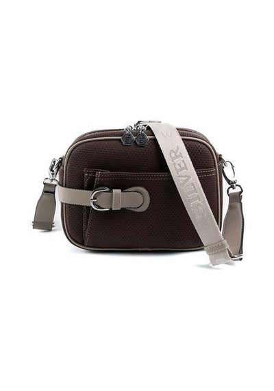 Silver Polo Sp1256 Kadın Çapraz Çanta Petek Kahve-vizon