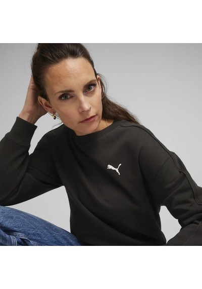 Puma Her Crew Tr Siyah Kadın Sweatshirt