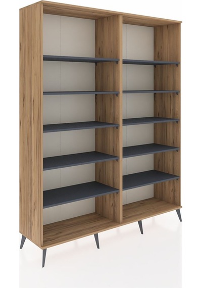 Hyperion Gardrop 10 Raflı 176x44x221 Çam-çam/antrasit Çam/antrasit Hyperion Gardrop 10 Raflı 176x44x221 Çam-çam/antrasit Çam/antrasit