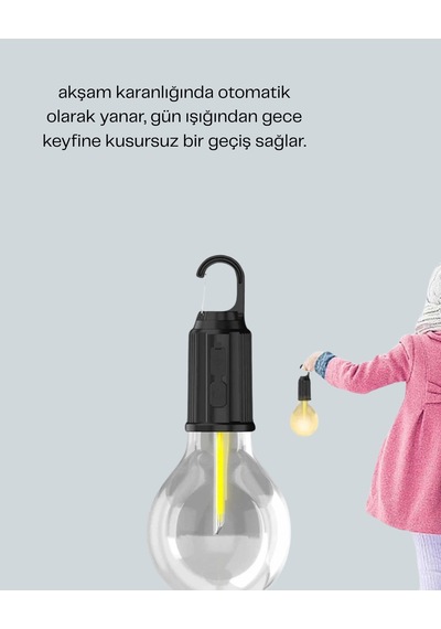 Mey İthalat Su Geçirmez Dış Mekan Led Çadır Işığı