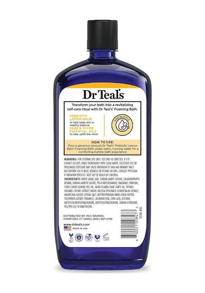 Dr.teals Prebiotic Lemon Balm Banyo Köpüğü 1000ml Diğer
