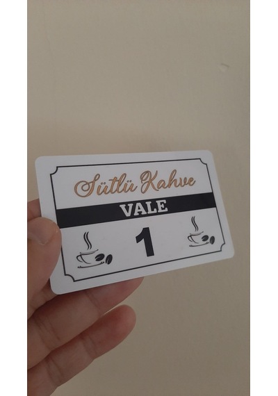 Vale Kartı 25 x 2 Sıra Numaralı 50 Adet