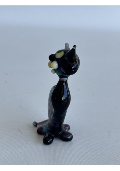 El Yapımı Murano Cam Kedi Biblo A48-03