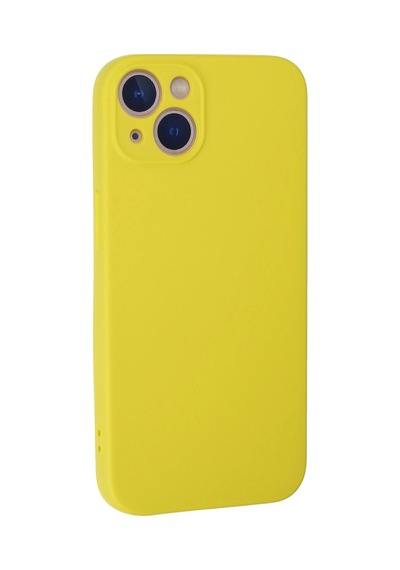 Gld-spt- Newface Apple Uyumlu iPhone 13 Mini Kılıf Nano İçi Kadife Silikon - Sarı
