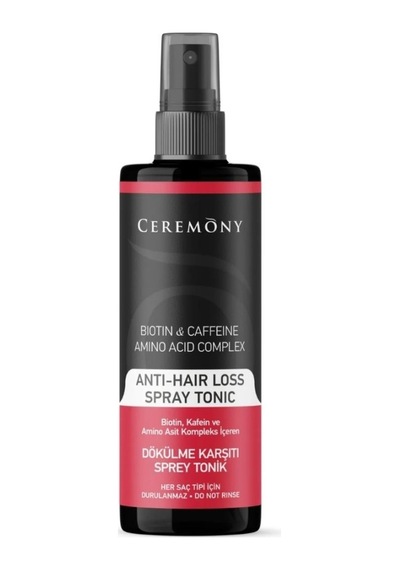 Ceremony Biotin & Kafein & Amino Kompleks İçeren Dökülme Karşıtı Saç Sprey Toniği 250ml