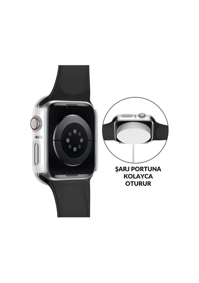 Apple Watch 38 Mm Kasa Ve Ekran Koruyucu Kılıf Mavi Çok Renkli