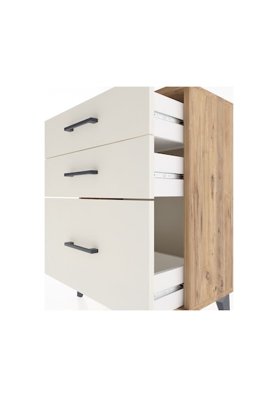 Arges Komodin 3 Çekmeceli 60x30x80 Çam-aytaşı Atlas Çam