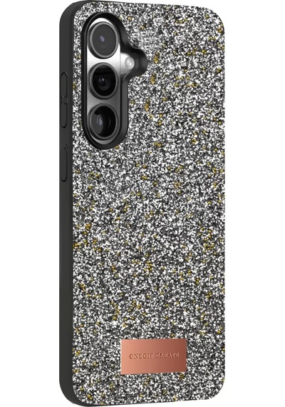 Onegif Samsung Galaxy S25 Plus Bright Simli Kapak - Gold Altın