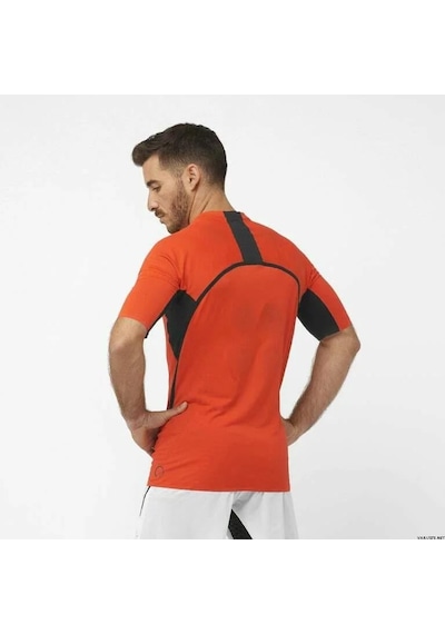 Salomon S/lab Speed Erkek Koşu Tişört Fiery Red Lc2025300 Kırmızı