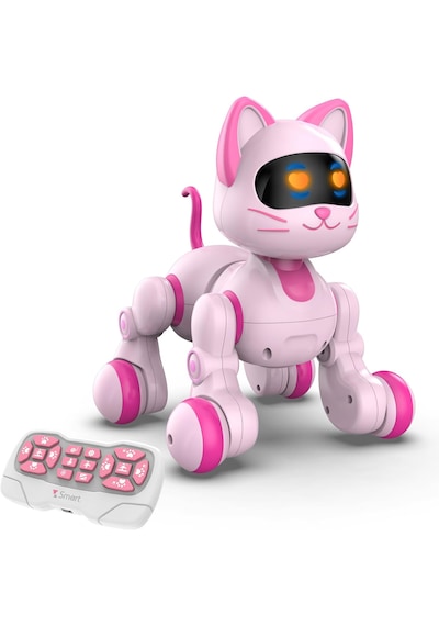 Oyuncak Uzaktan Kumandalı Sesli Işıklı Akıllı Robot Kedi