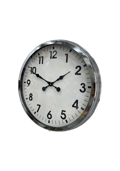 Zentime 60 Cm Krom Zarif Duvar Saati Çok Renkli
