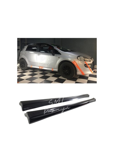 Fiat Punto Yan Marşpiyel (Plastik) BOYASIZ Punto Yan-Marşbiyel-Ek