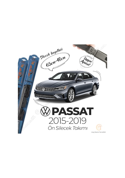 VW Passat B8 Ön Silecek Takımı (2015-2018) RBW Hibrit