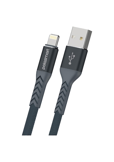 Polosmart Psm115 Lightning Şarj Ve Data Kablosu1.2 Metre Gri