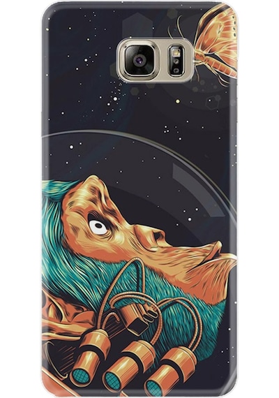 Samsung Uyumlu Galaxy Note 5 Kılıf Silikon Kaplumbağa Terbiyecisi 1356
