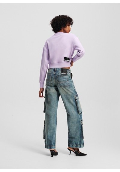 Karl Lagerfeld Jeans Mavi Kadın %100 Pamuk Denim Pantolon A3w10073