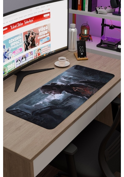 The Last Of Us Kaymaz Dikişli Kauçuk Oyuncu Mousepad V2 - 70x30 Xl Gaming Mouse Pad Fare Altlığı