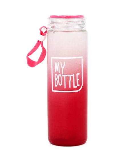 My Bottle Marka Cam Matara 420 Ml - Renk Seçenekli Pembe