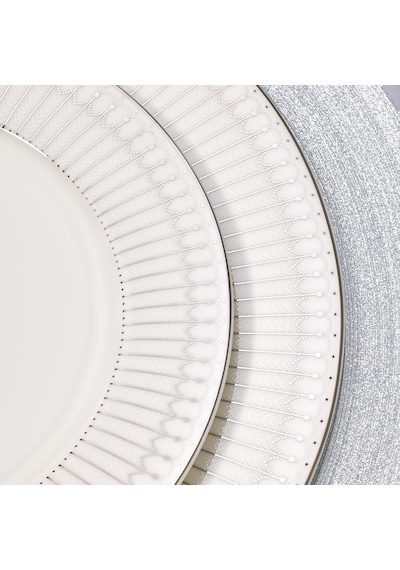Evaliza Charm Platin 60 Parça 12 Kişilik Yemek Takımı Renkli