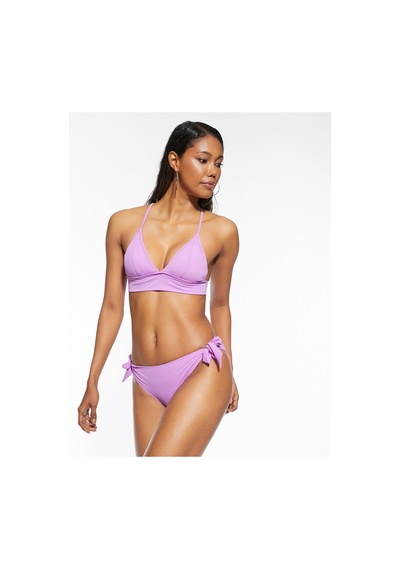 Koton Basic Bikini Altı Yandan Bağlama Detaylı Normal Bel Mor 3sak00133bm Mor