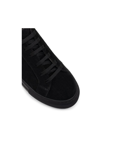 Deery Hakiki Süet Siyah Sneaker Kadın Ayakkabı - Z1681zsyhc03 Siyah