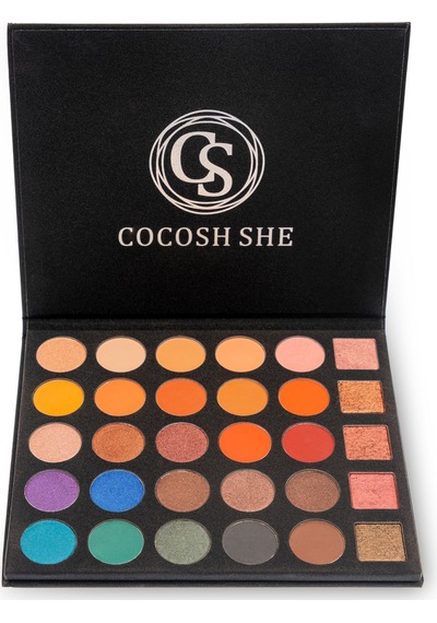 Cocosh She Excellent 30 Renk Göz Far Paleti, Yüksek Pigmentasyon, Topaklanmaz, Kolay Dağılım - E30 Diğer