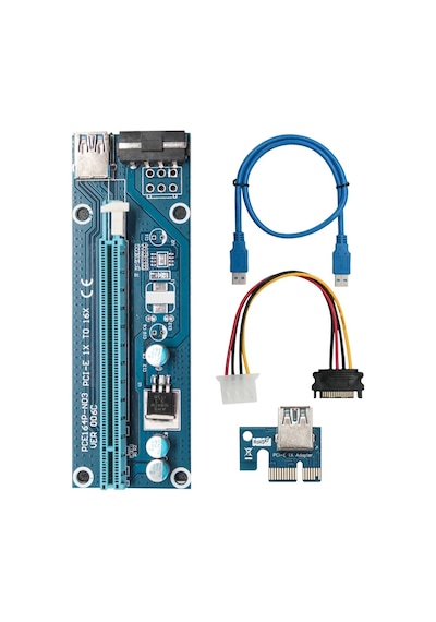 Alfais 4747  Pcı E Express 1X To 16X Usb 3.0 Riser Yükseltici Uza