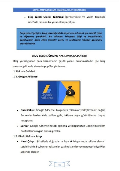 Pdf İnternet Ve Sosyal Medyadan Nasıl Para Kazanılır Kitabı 340