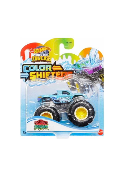 Hot Wheels Monster Trucks 1:64 Renk Değiştiren Arabalar Hgx06 Hgx08 Podium Crasher
