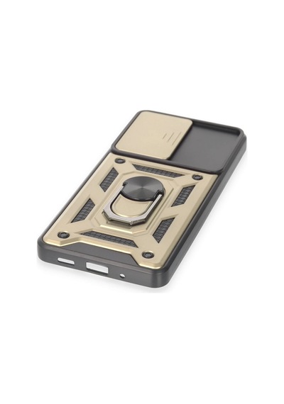 Cosmotex Newface Samsung Galaxy Uyumlu  S20 Fe Kılıf Pars Lens Yüzüklü Silikon - Gold