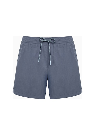 Penti Gri Stripe Detail Çizgili Erkek Şort Mayo