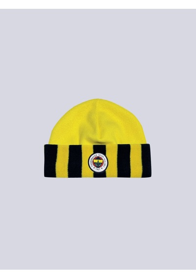 Fenerium Çocuk Çubuklu Polar Bere Sarı