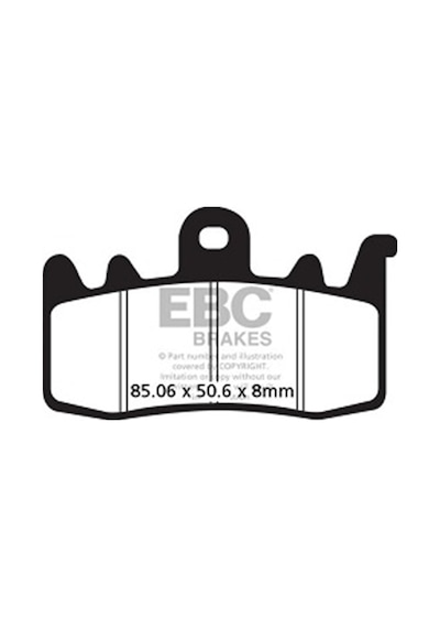 Trıumph Tıger Exp 1200Xc 16- Ebc Fa630V Ön Fren Balatası