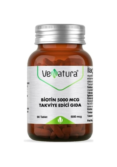 Venatura Biotin 5000 Mg 90 Tablet