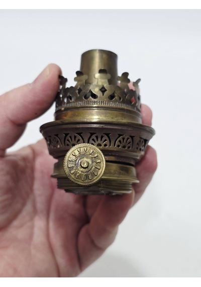 Antika Gaz Lambası Mekanizma Başlığı 027 Altın