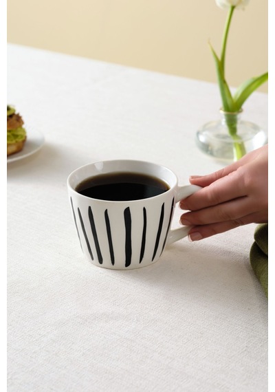 Karaca Linda Çizgili Mug 350 ml