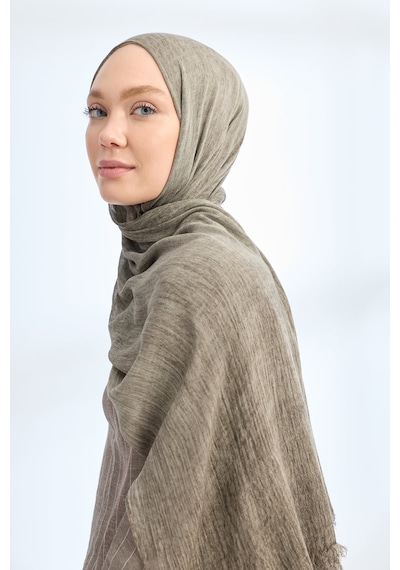 Armanda Organic Touch Ketens Viskoz Şal- 3601 Gri