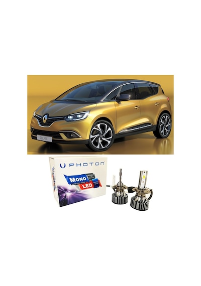 Renault Scenic Kısa Far Ampulü H7 Mono Yeni Seri Beyaz 2016-2023